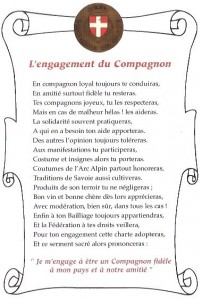 L'engagement du compagnons - pennons